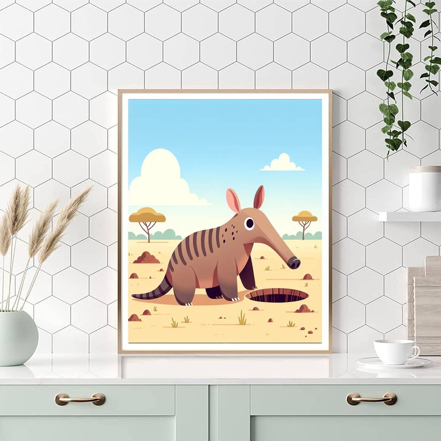 Adventurous Aardvark Painting By Numbers Kit