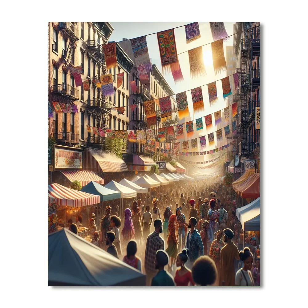 Harlem Week - Usa Paint By Numbers Art