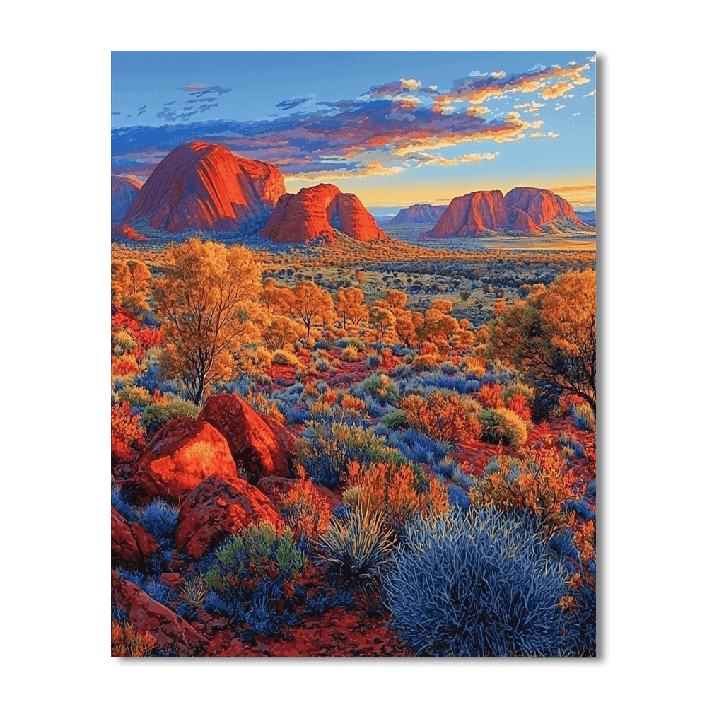 Uluru-kata Tjuta National Park DIY Paint By Numbers