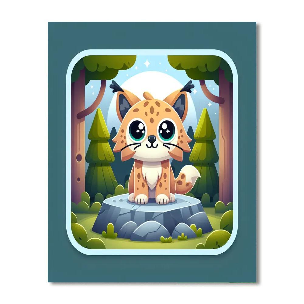Laughing Lynx Painting By Numbers Kit