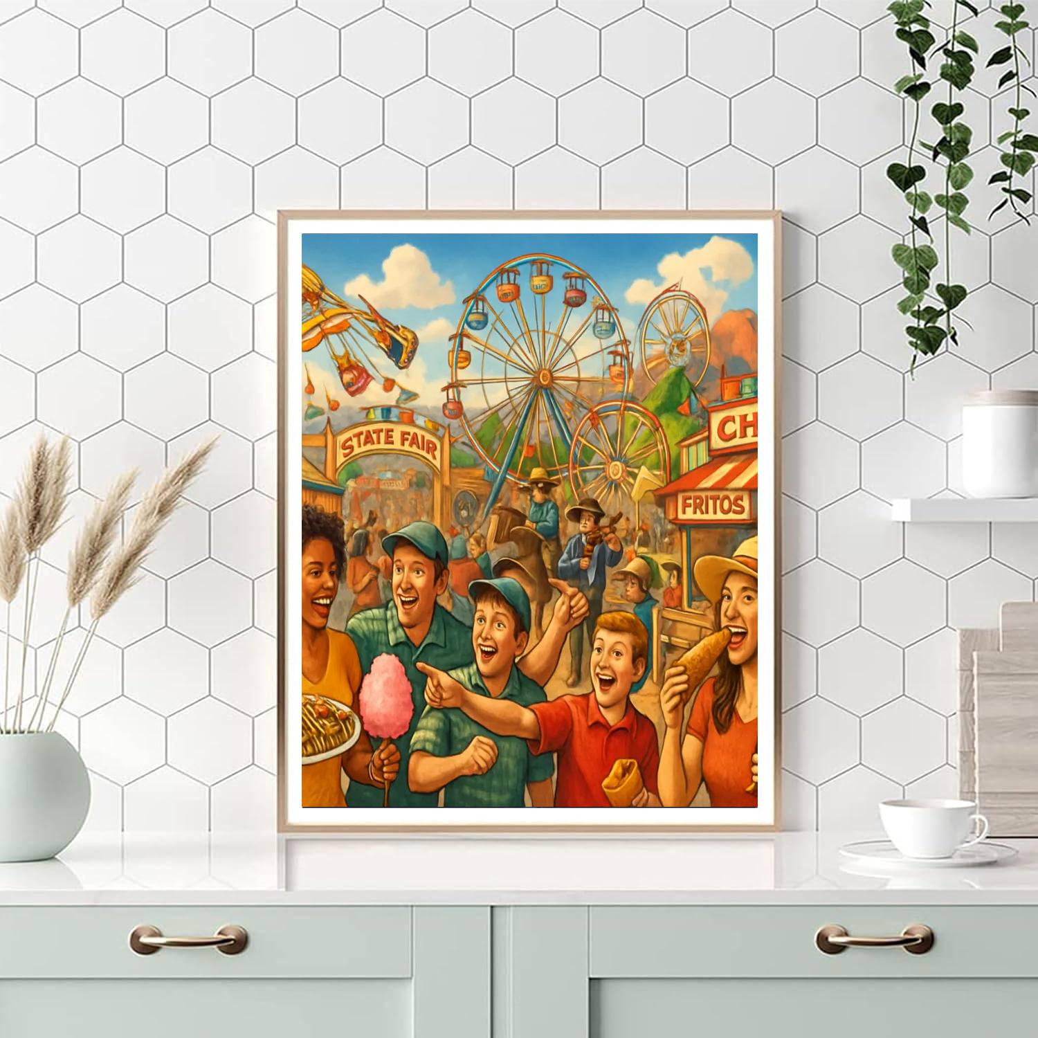 Albuquerque New Mexico State Fair Paint By Numbers Kits