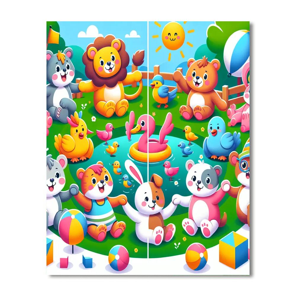 Friendship Pals Painting Number Kit