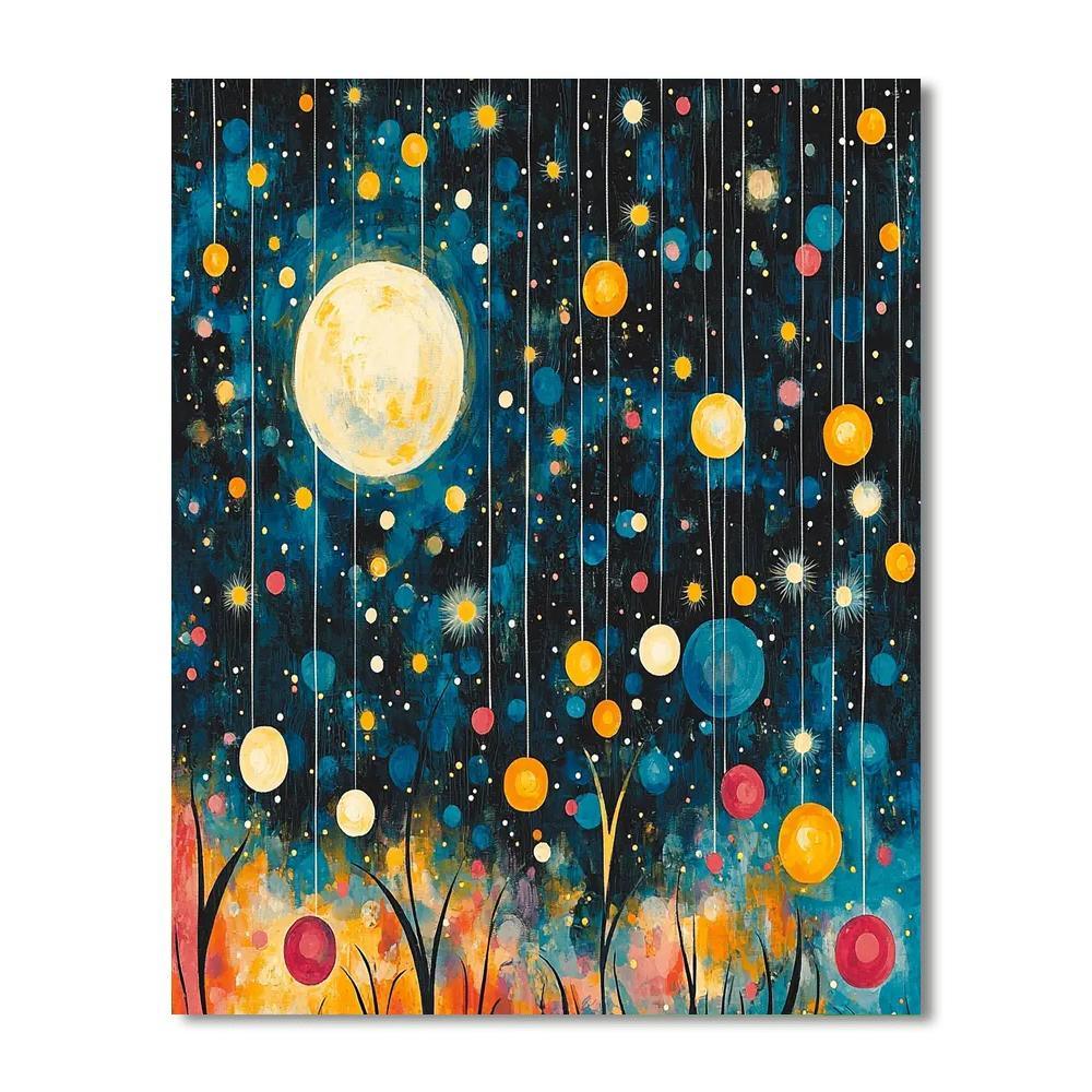 Joan Miró Inspired Cosmic Whirlwind Of Wonder  Paint By Color