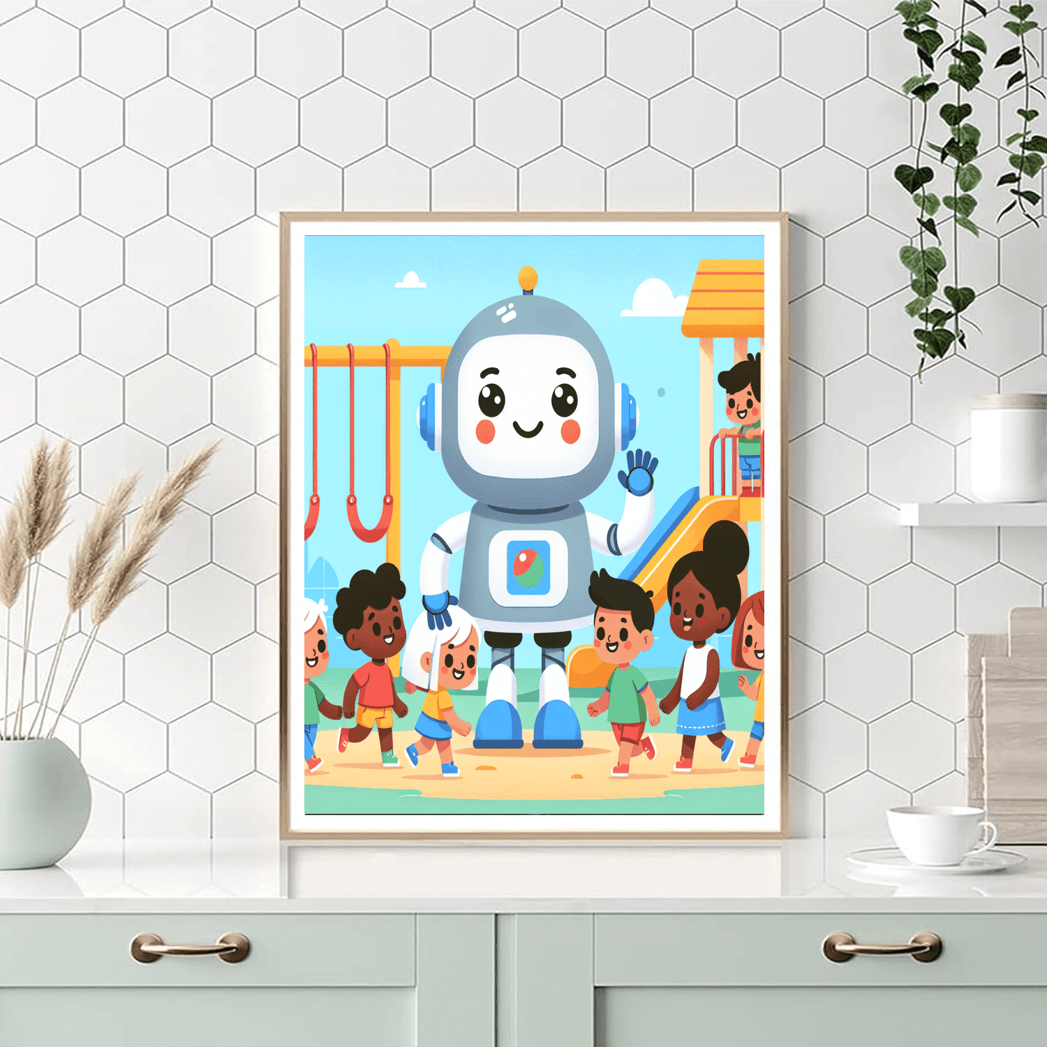 Robot Invention World Paint By Numbers