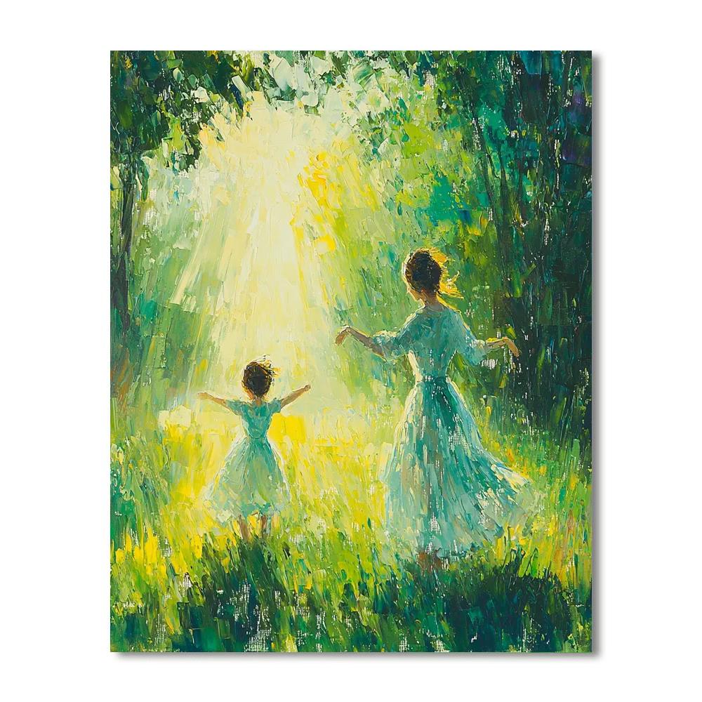 Morning Meadow Dance Painting Number Kit