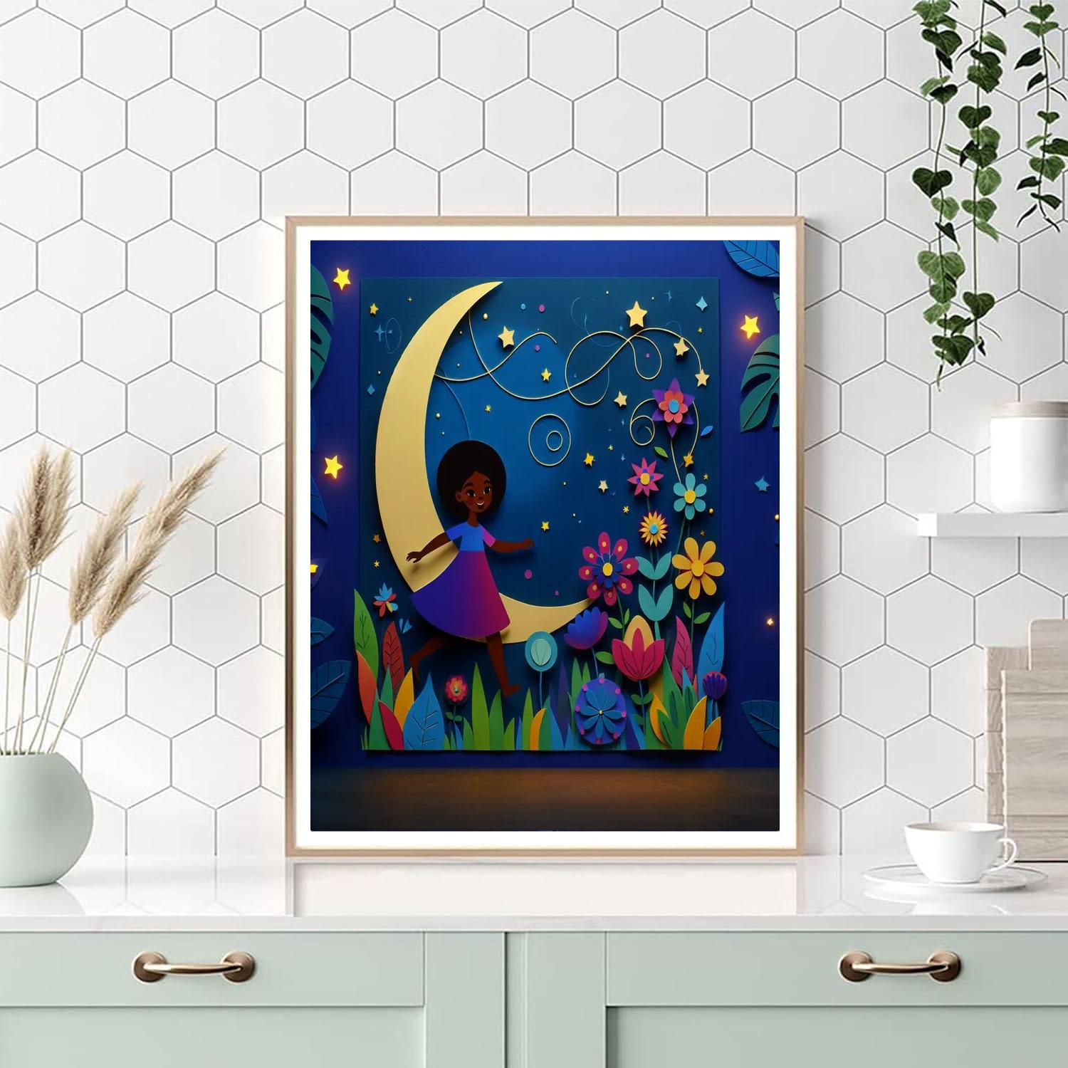 Magical Moon Garden Paint By Numbers Kits