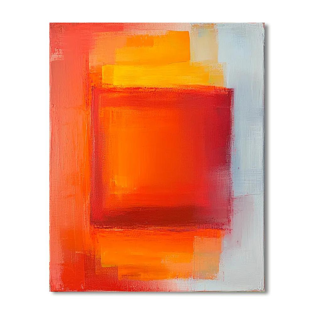 Mark Rothko Inspired Boundless Energy  DIY Paint By Numbers