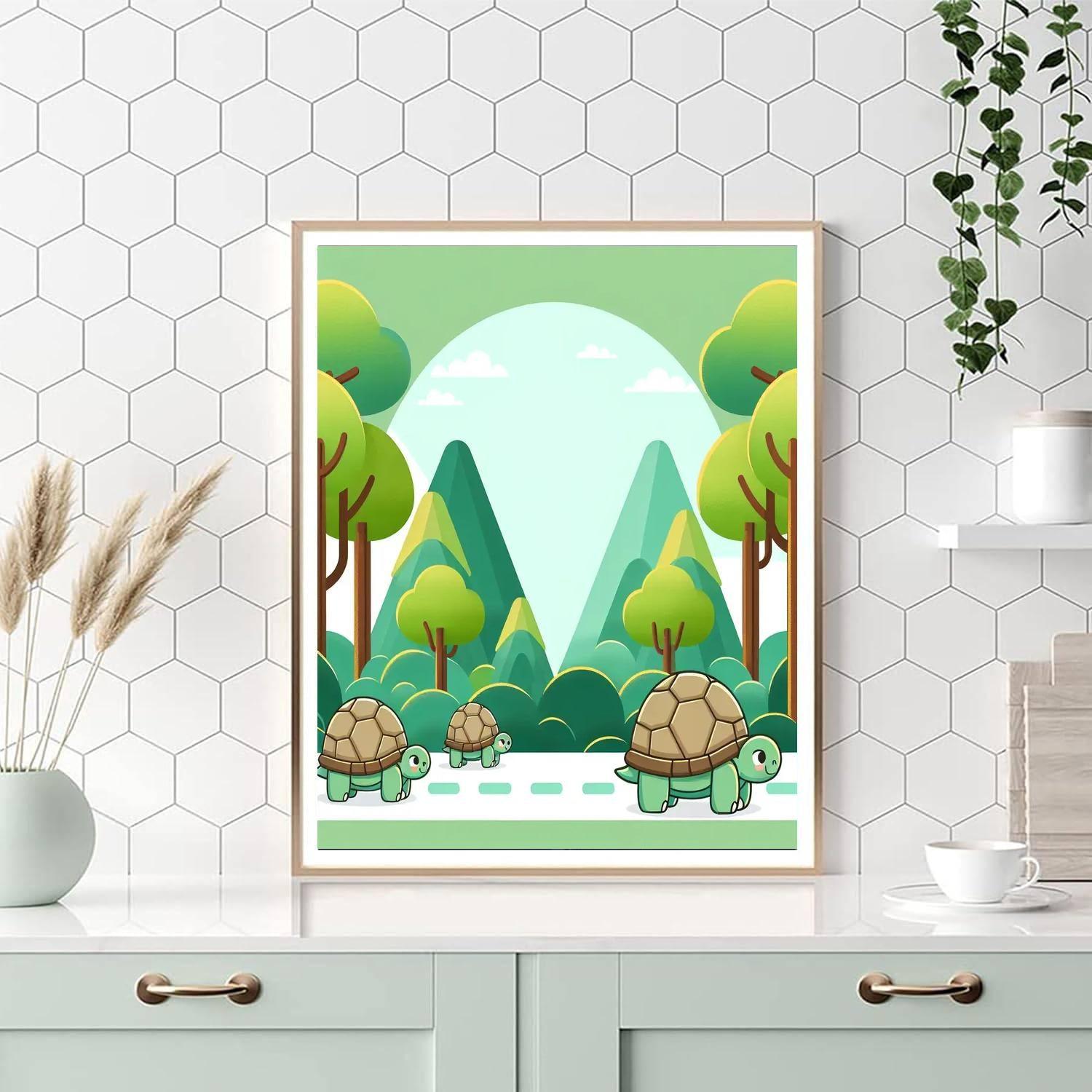 Timeless Tortoise Trek Numbered Painting Kits