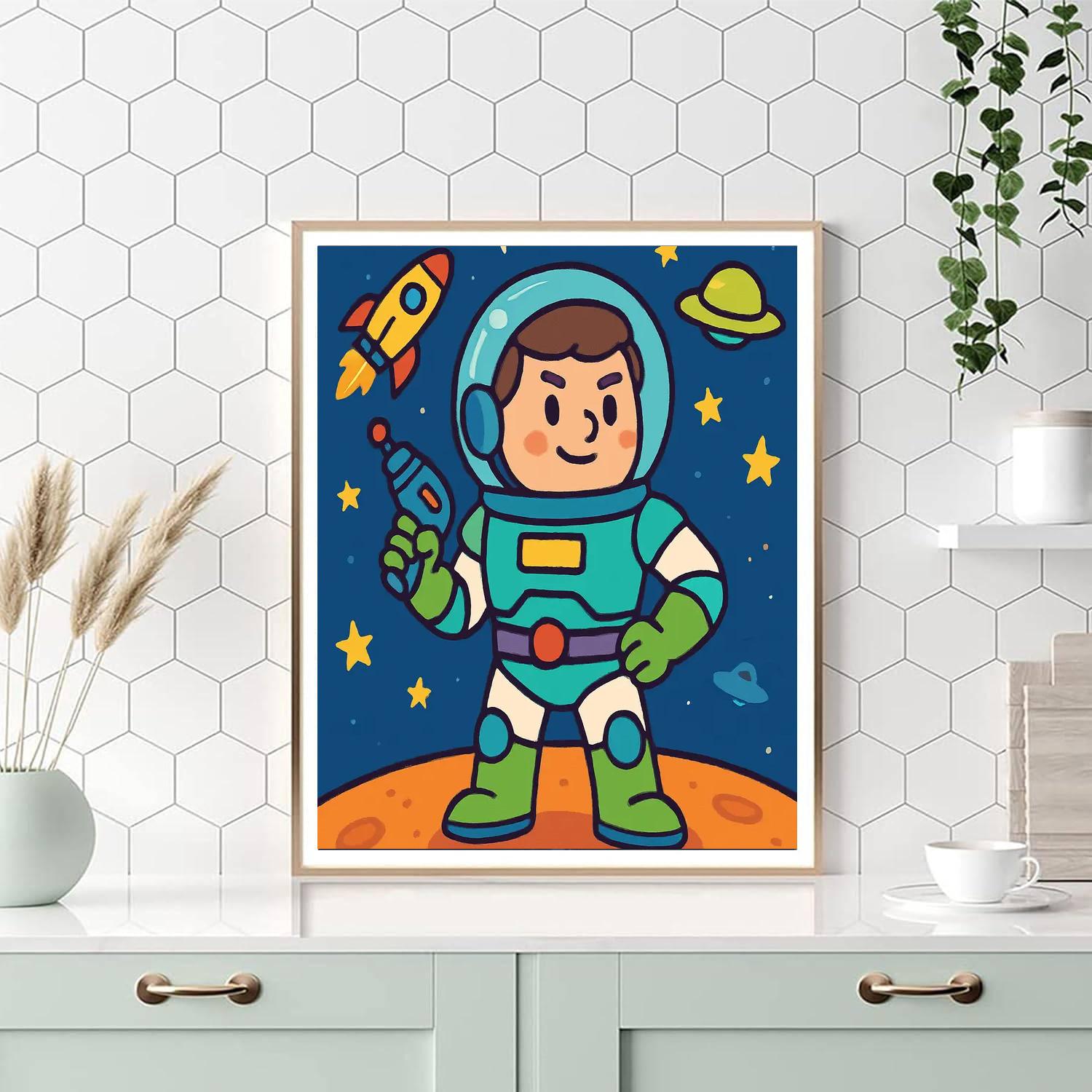 Heroic Space Ranger Numbered Painting Kits
