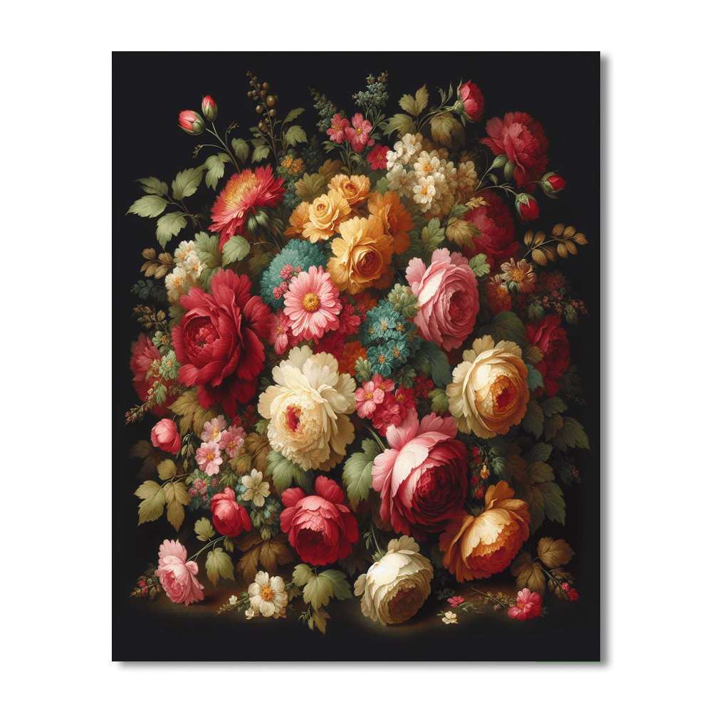 Eternal Bloom Paint By Numbers Art