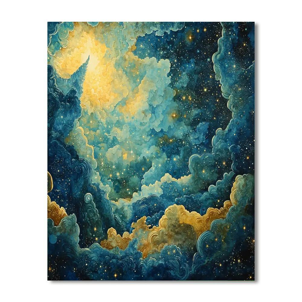 Max Ernst Inspired Whispers Of The Universe  Painting By Numbers Kit