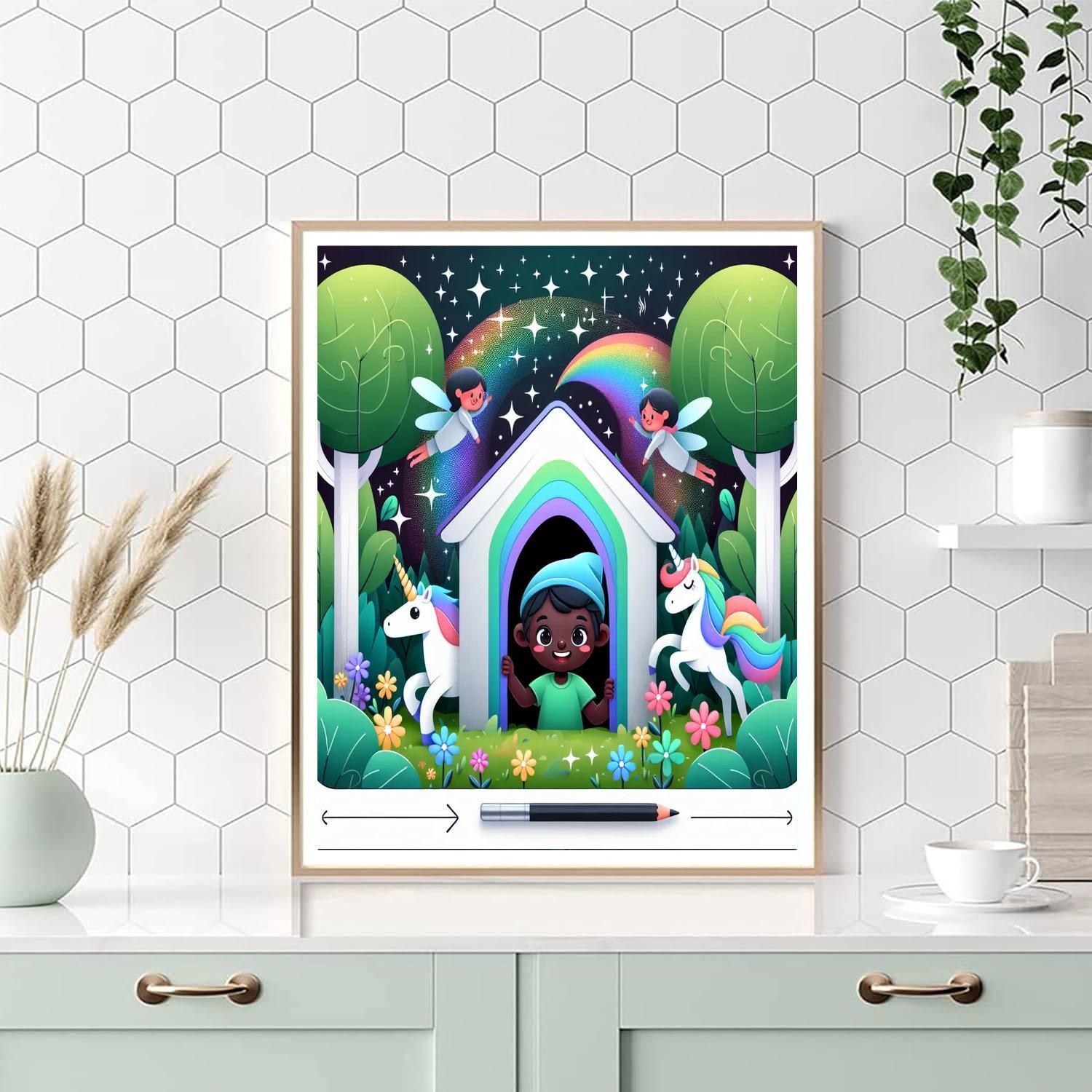 Mythical Forest Hideout Paint By Numbers Kits