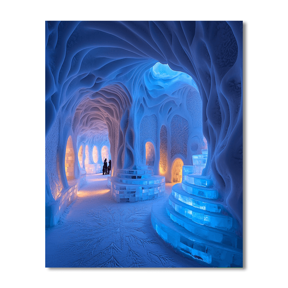 Hokkaido Ice Pavilion Numbered Painting Kits