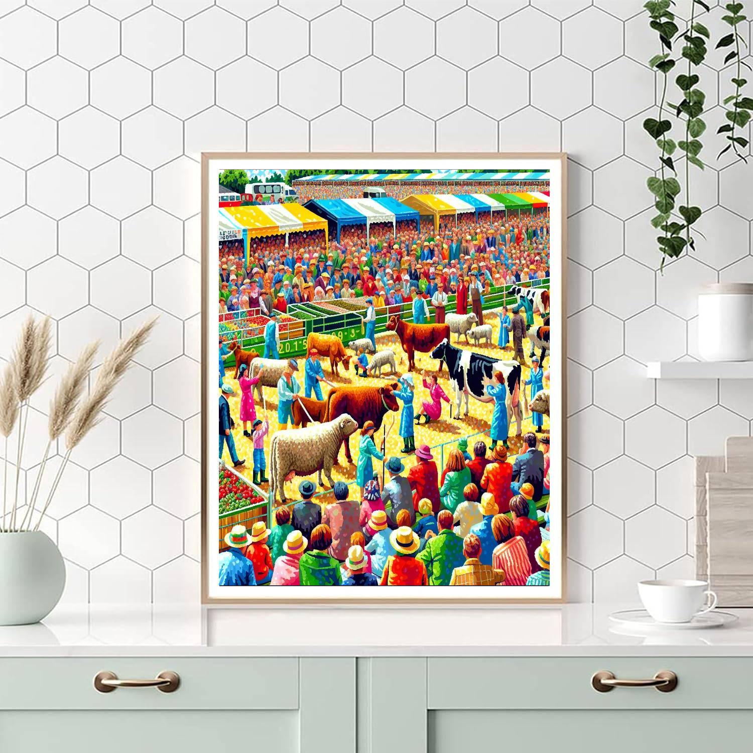 The Great Yorkshire Show - Uk Paint By Numbers Art