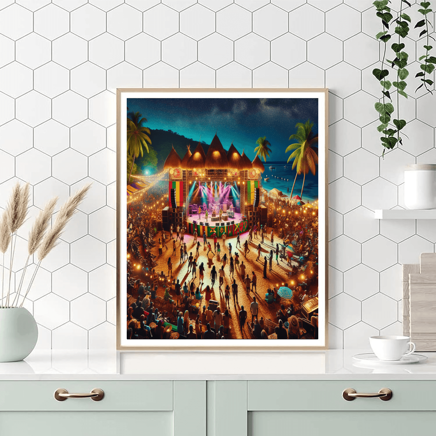 Reggae Sumfest - Montego Bay Paint By Color