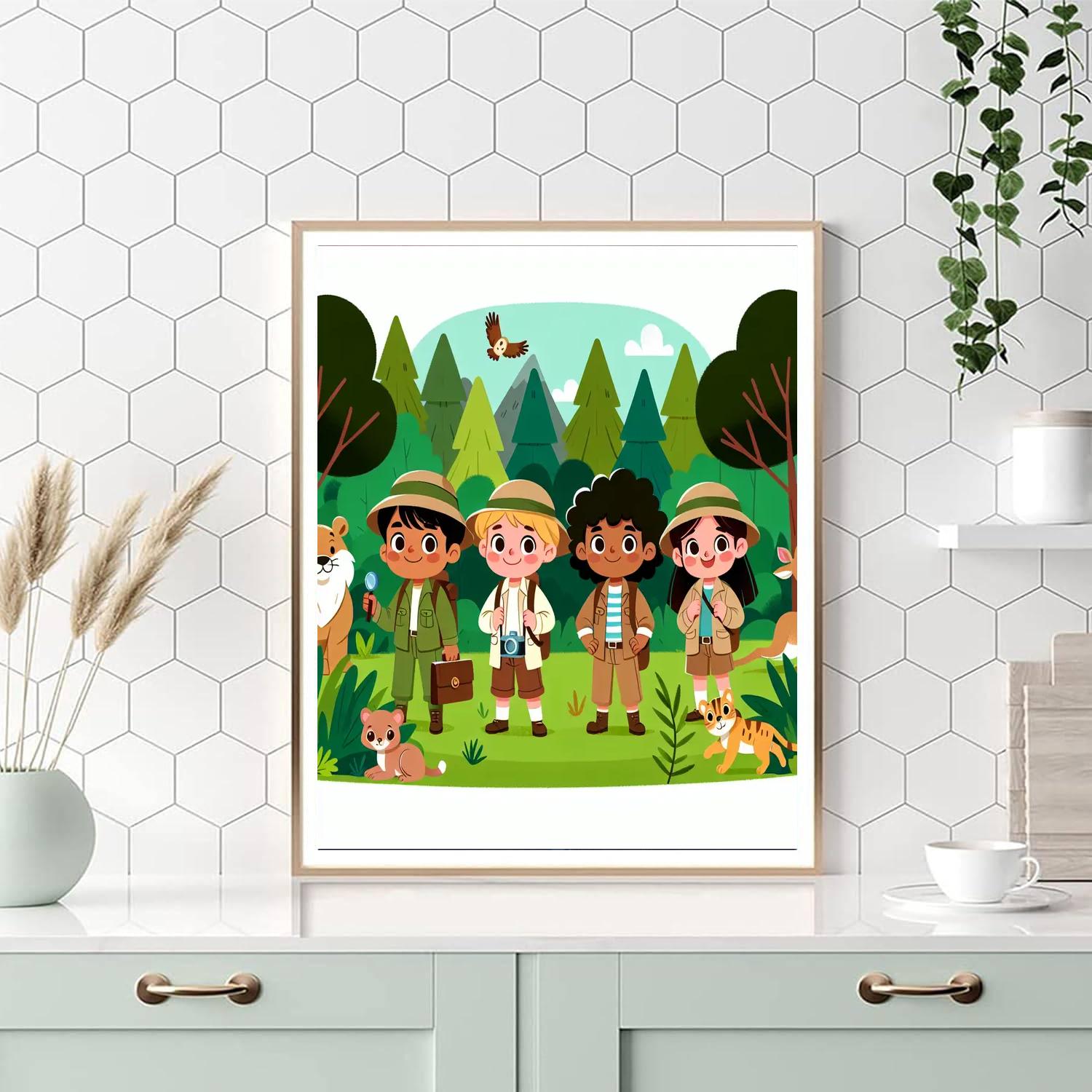 Nature Explorer Adventure Painting Number Kit