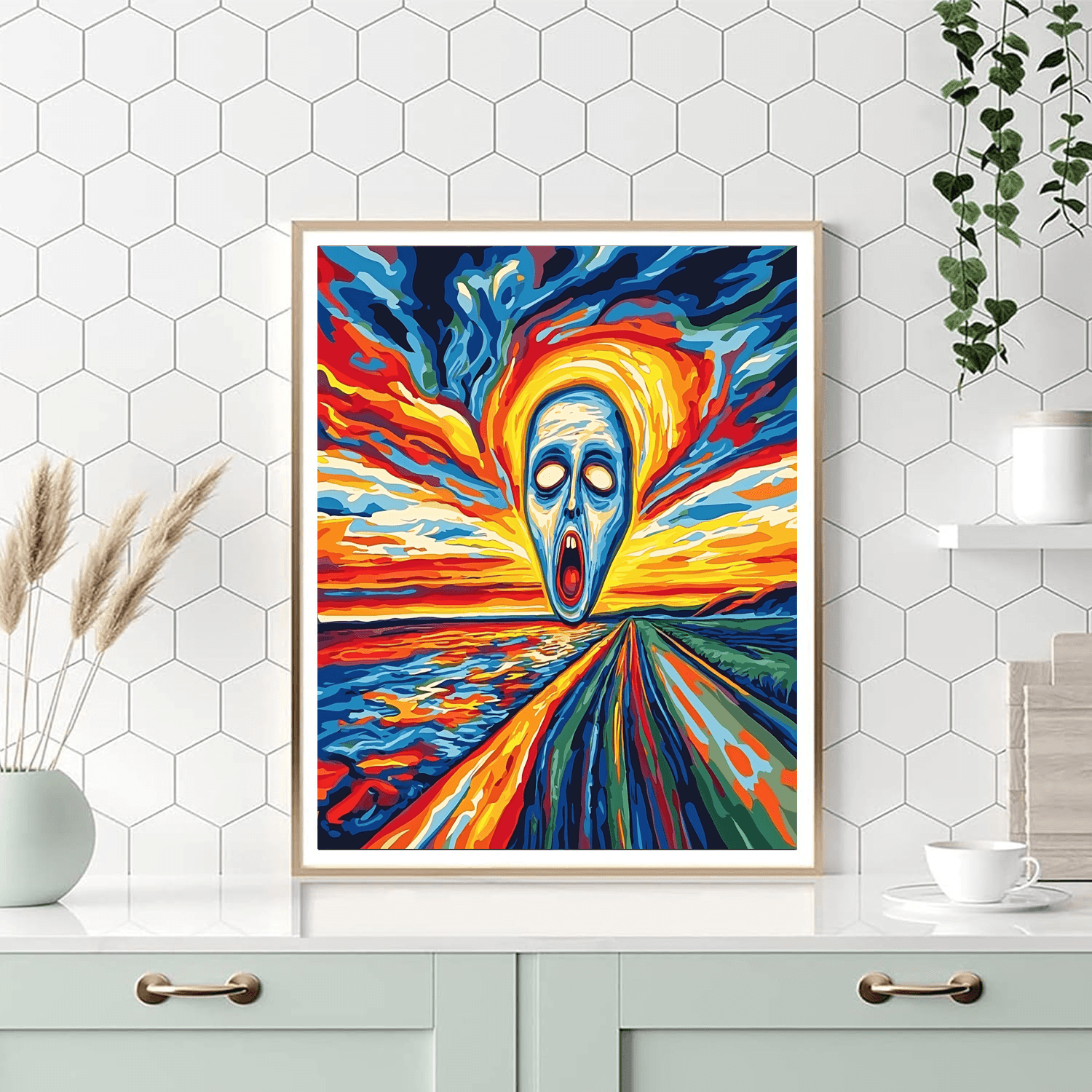 Edvard Munch Inspired Vibrant Visions  Paint By Numbers Kits