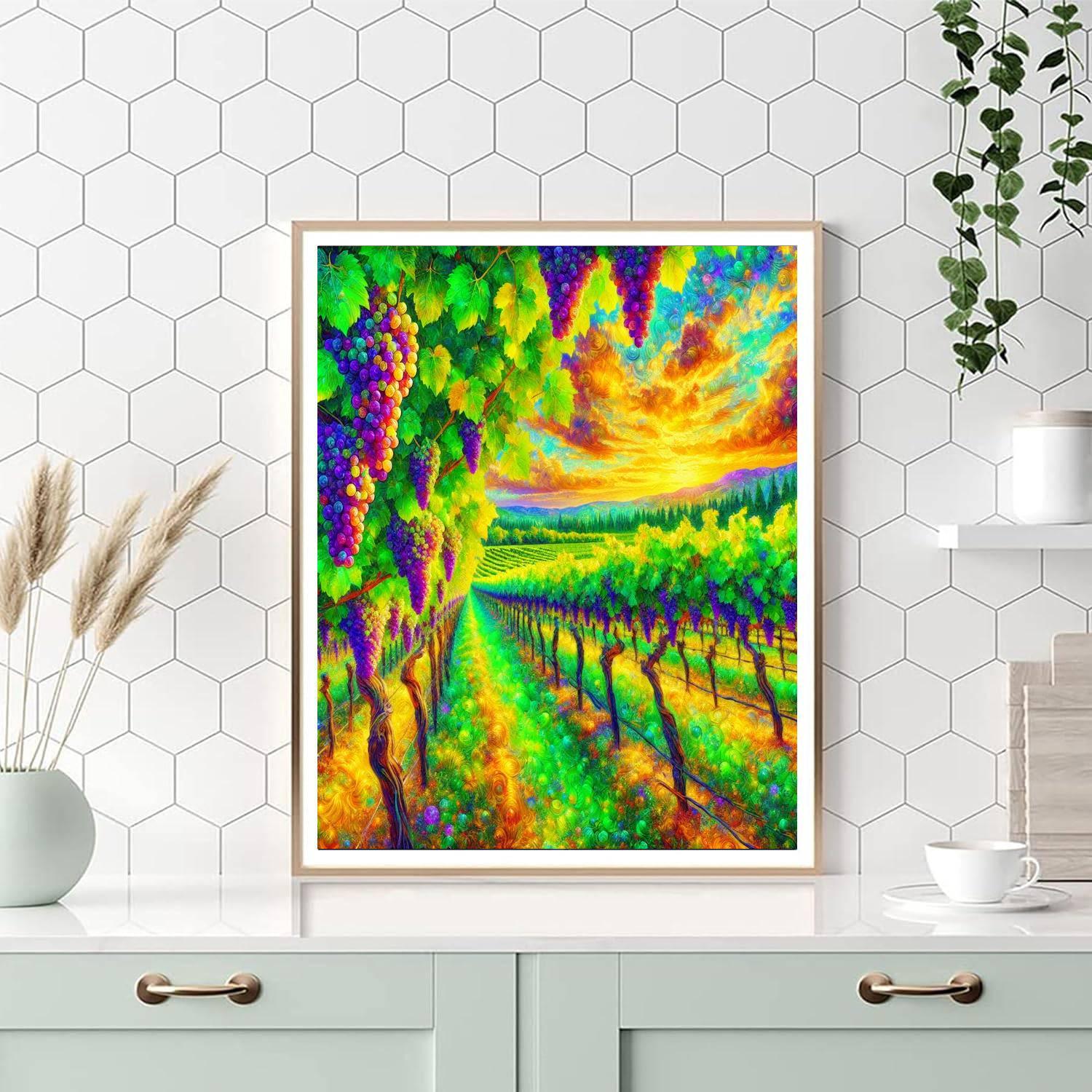 Sublime Summer Vineyard Paint By Color