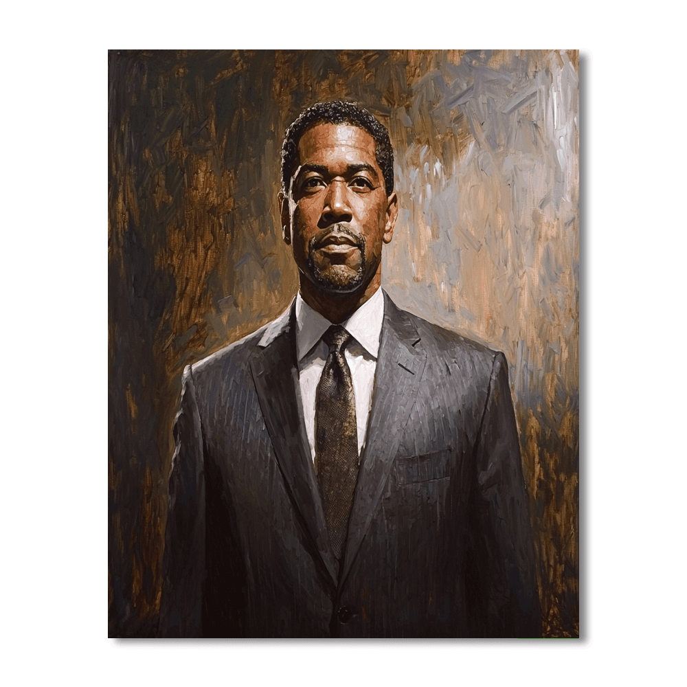 Denzel Washington: The Voice Of Strength And Valor Paint By Numbers Kits
