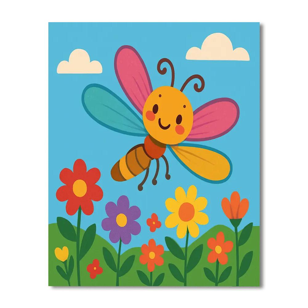 Fantastic Dragonfly Numbered Painting Kits