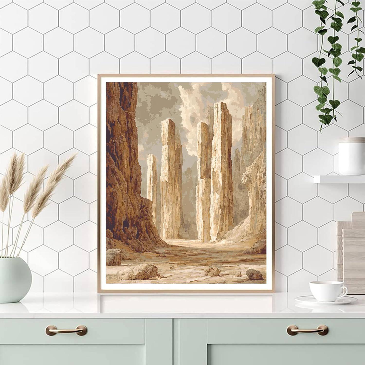 Michelangelo Inspired Ancient Mystery  Painting By Numbers Kit