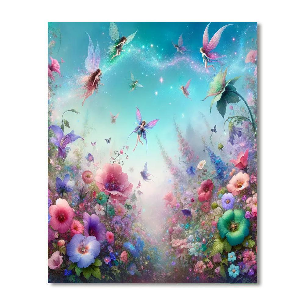 Fairy Tale Garden Escape Numbered Painting Kits