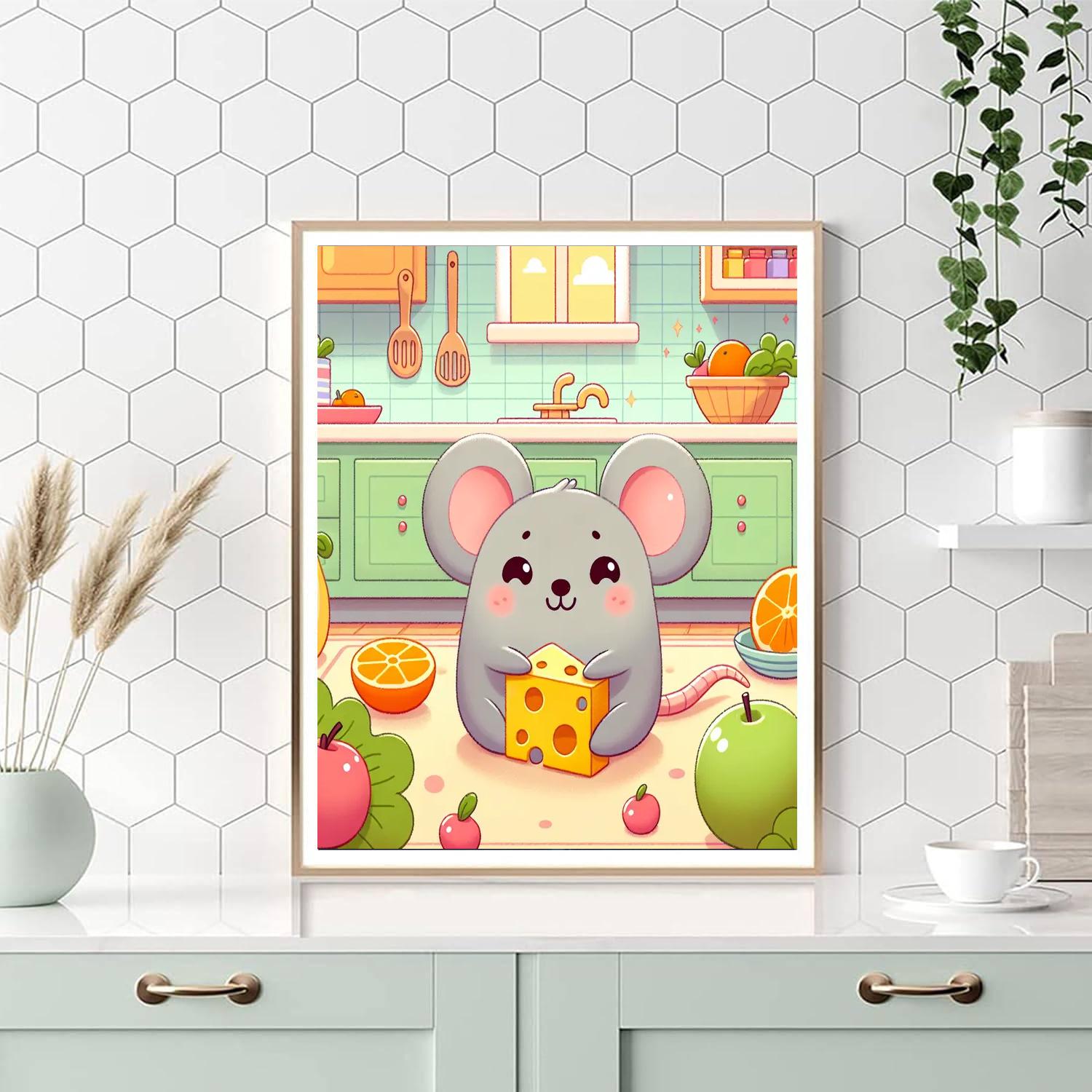 Joyful Mouse Paint By Number