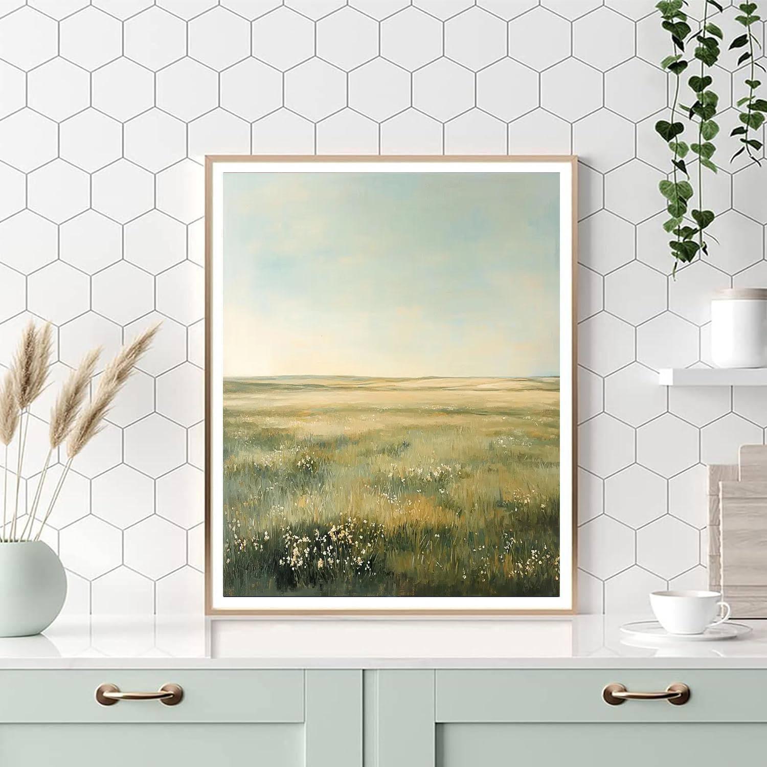 Thomas Gainsborough Inspired Harmonic Plains  DIY Paint By Numbers