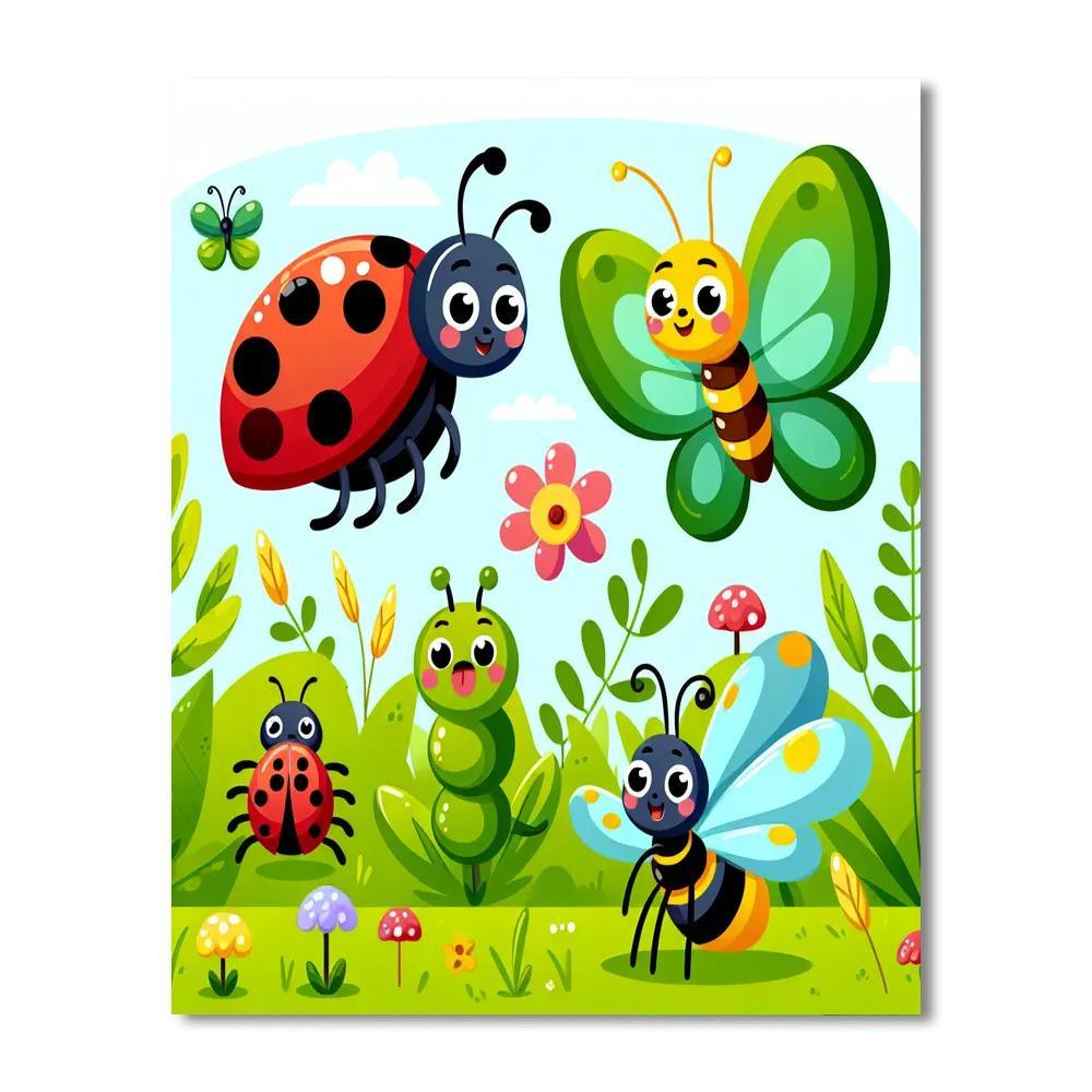 Insect World Expedition Paint By Numbers Kits