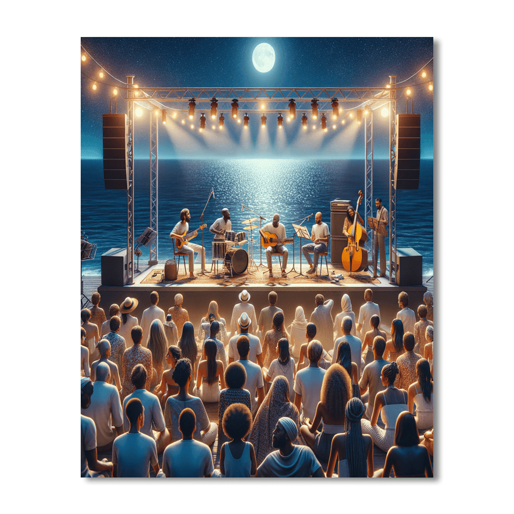 Algarve Music Festival - Portugal Painting Number Kit