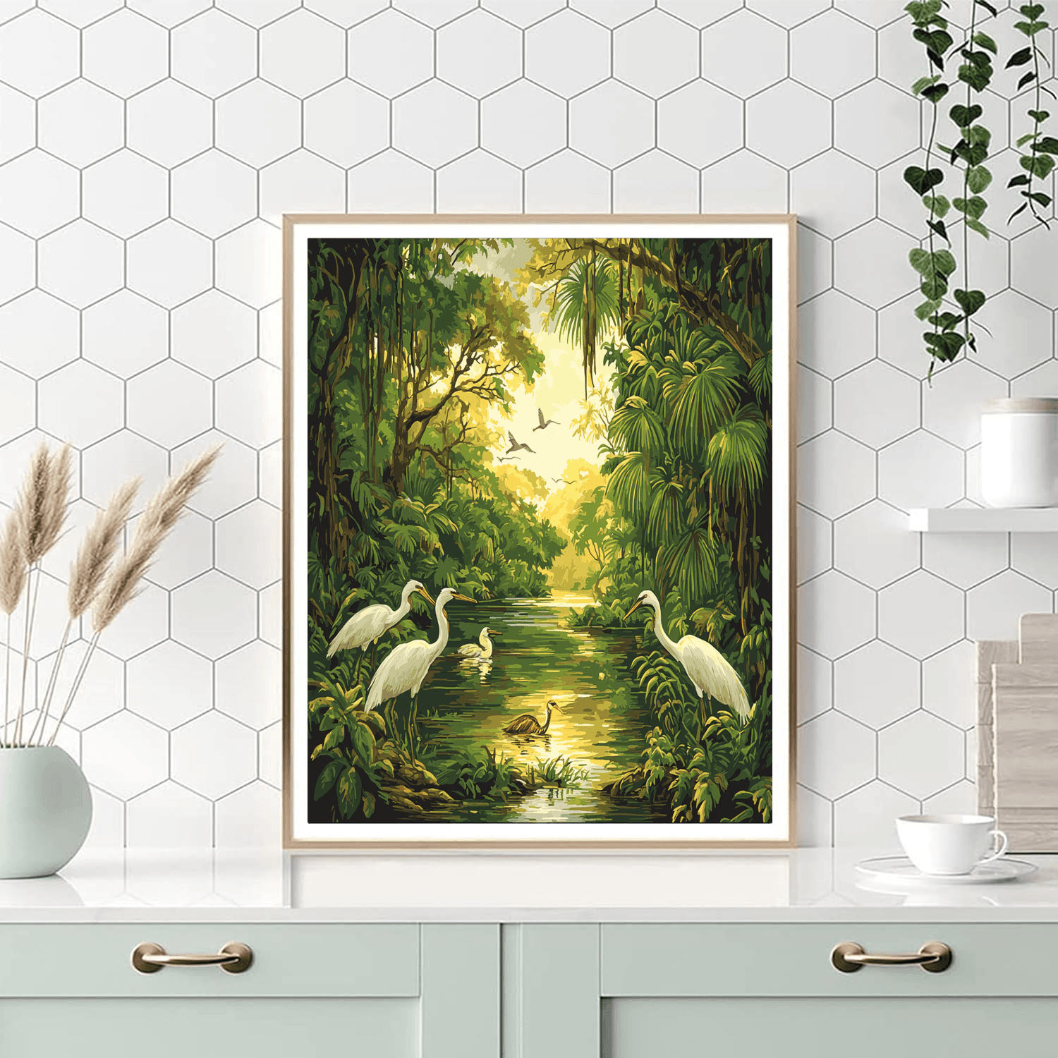 Audubon Inspired Dynamic Animal Kingdom  Painting By Numbers Kit