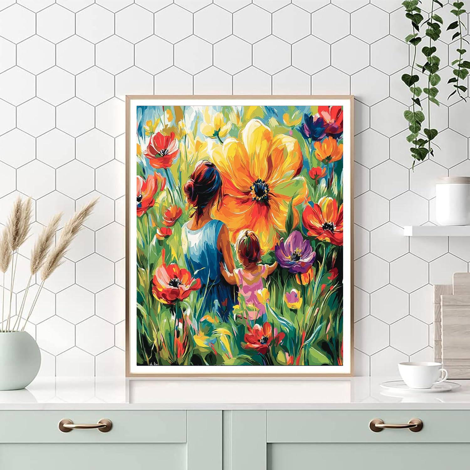 A Garden Of Hugs DIY Paint By Numbers