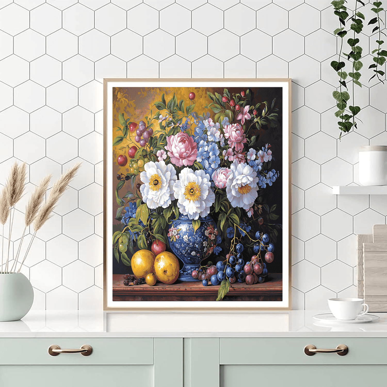 Vermeer Inspired Elegant Reflections  DIY Paint By Numbers