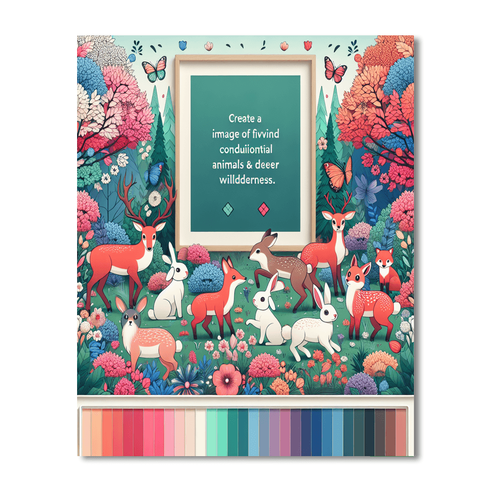 Enchanting Woodland Adventure Numbered Painting Kits