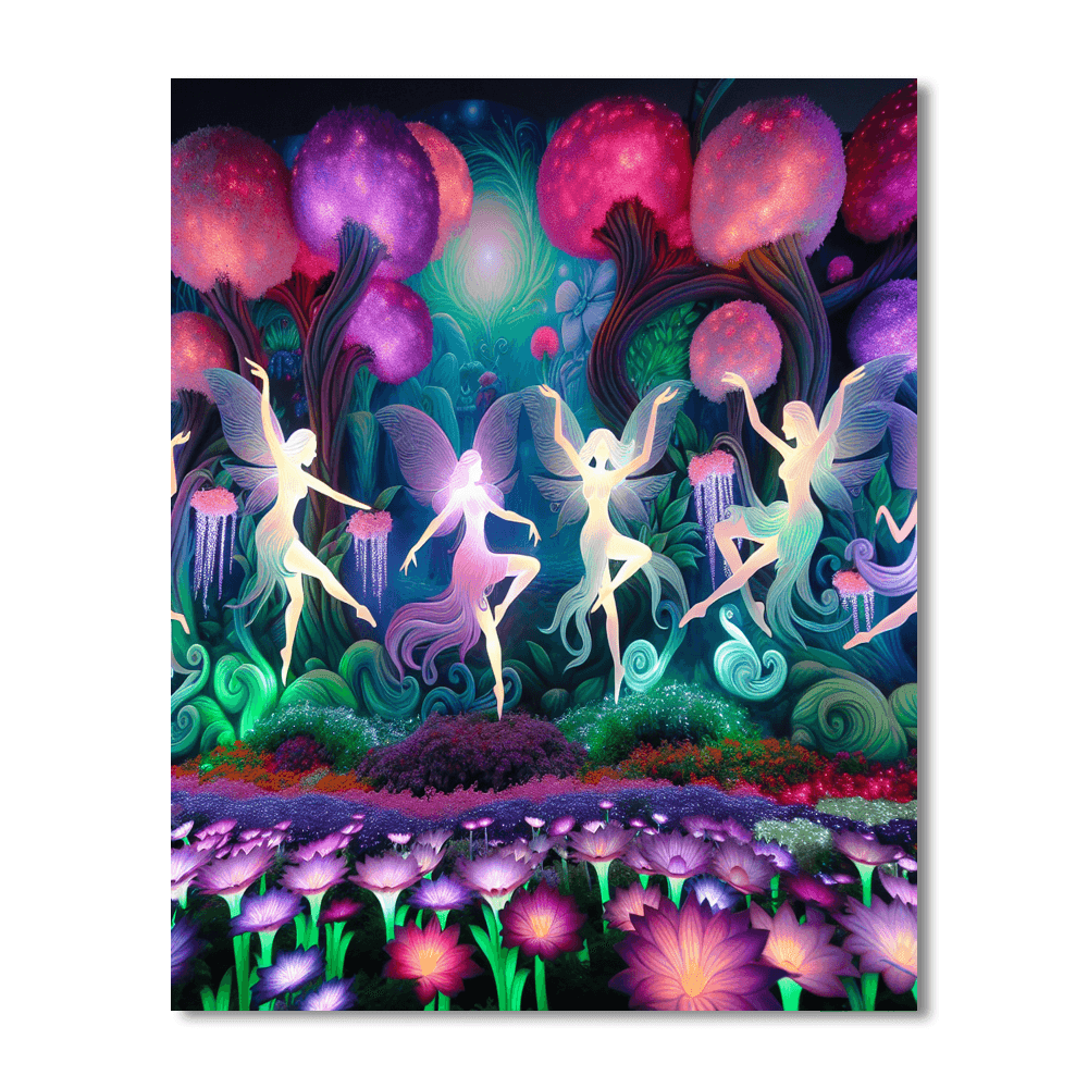 Ethereal Garden Fairies Painting By Numbers Kit