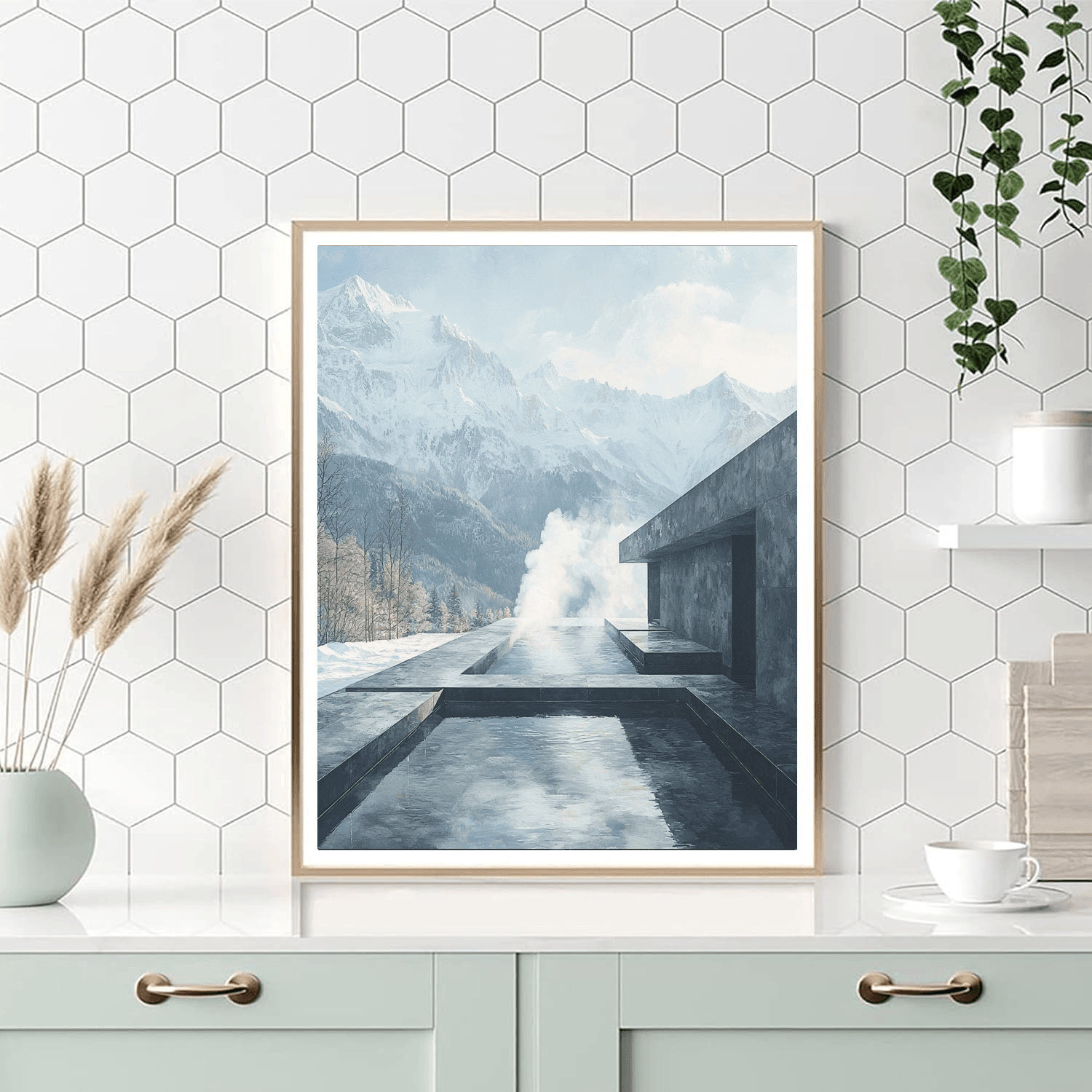 Thermal Baths Of Vals - Vals, Switzerland Paint By Number