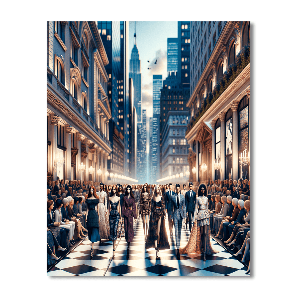 New York Fashion Week - New York City Paint By Color