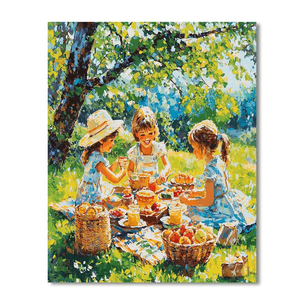 Summer Memories Number Painting