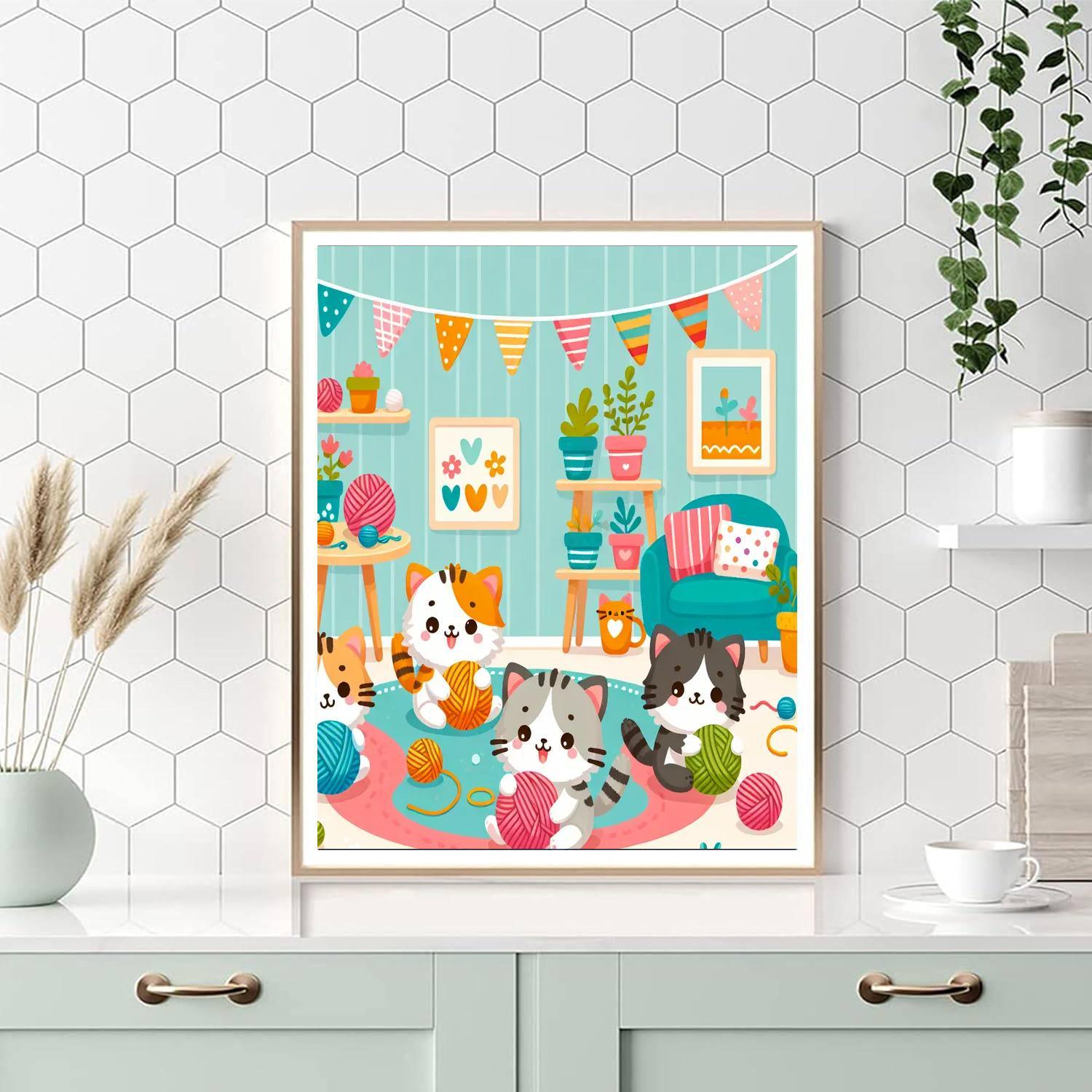 Curious Kitten Explorers Paint By Numbers