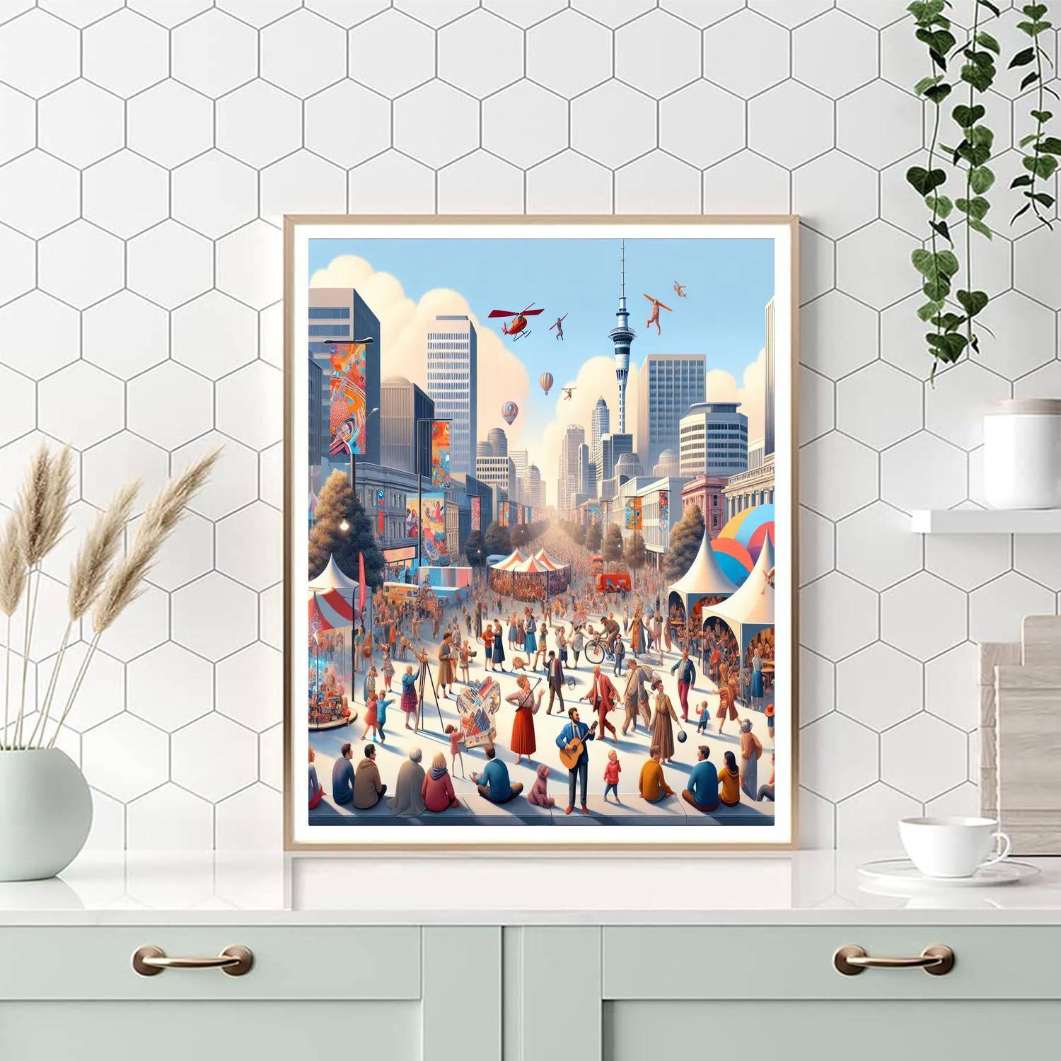 Auckland Arts Festival - Auckland, New Zealand Paint By Numbers Kits