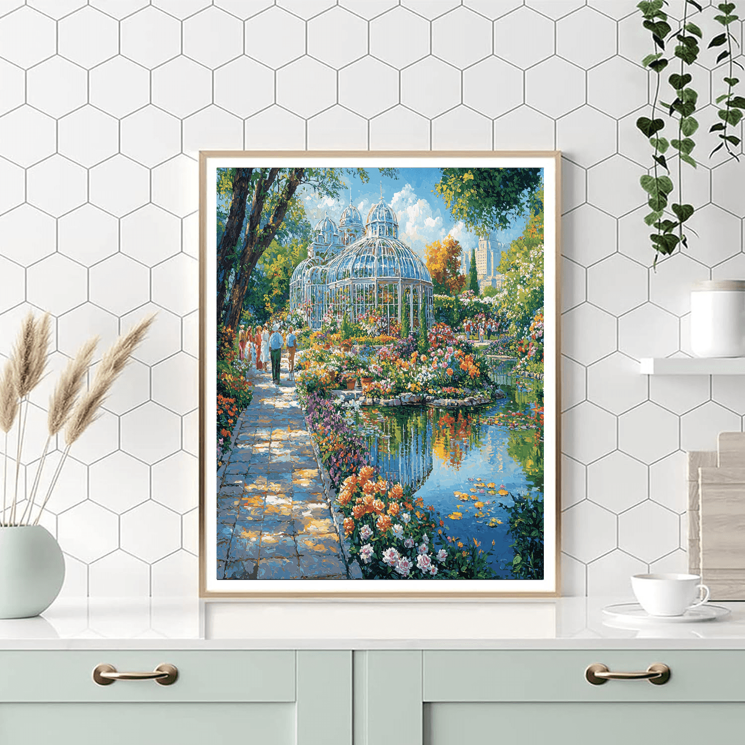 New York Botanical Garden - New York, Usa Numbered Painting Kits