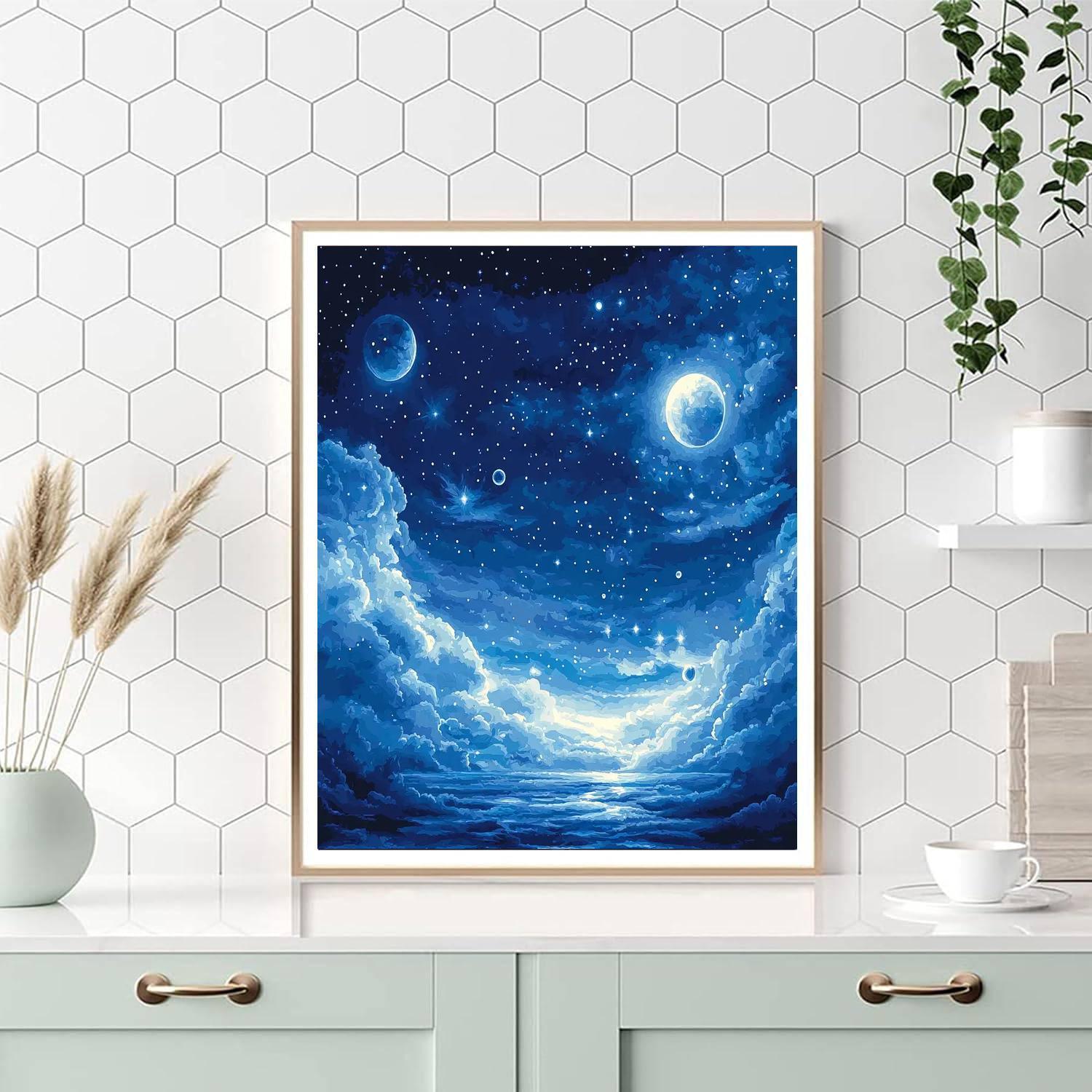 Claude Monet Inspired Ethereal Night  Paint By Numbers