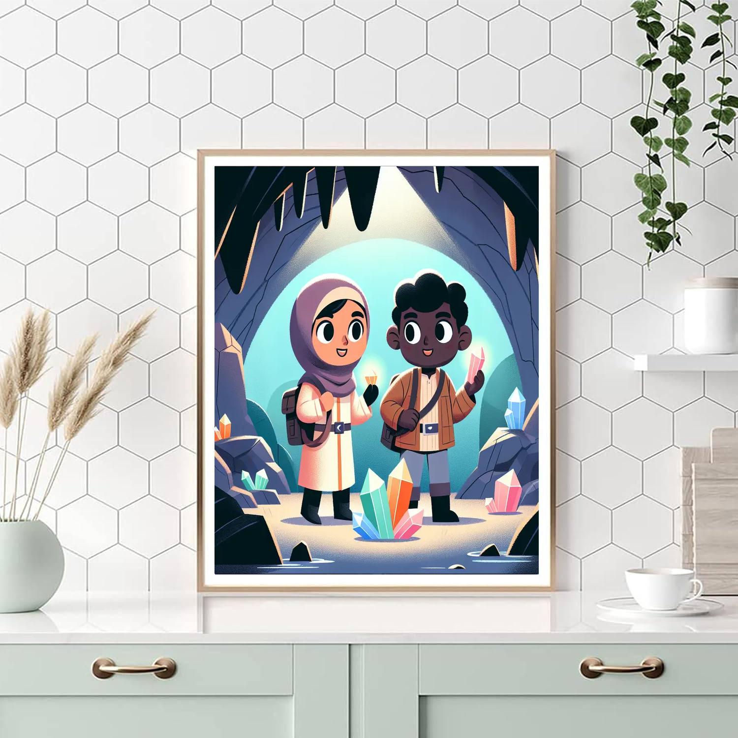 Crystal Cavern Quest Paint By Color