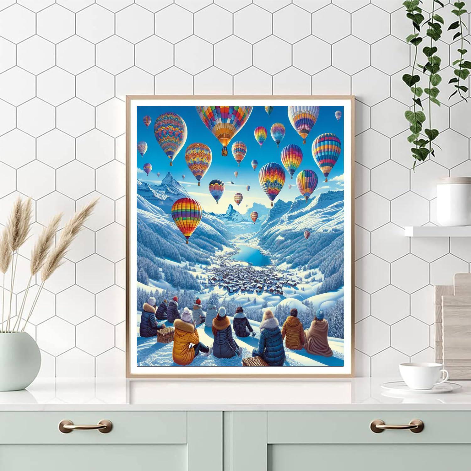 International Balloon Fiesta - Switzerland Paint By Color