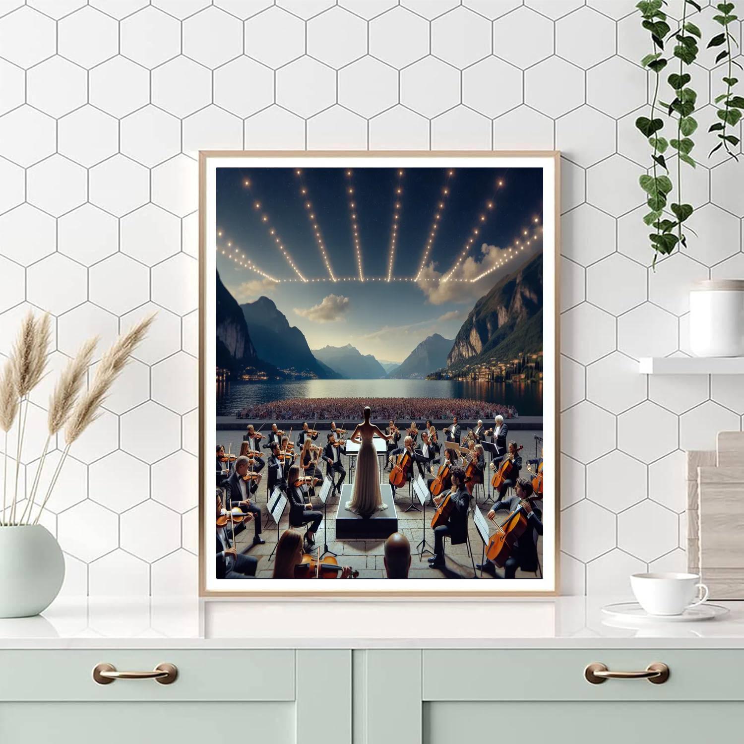 Lugano Festival - Switzerland Paint By Number