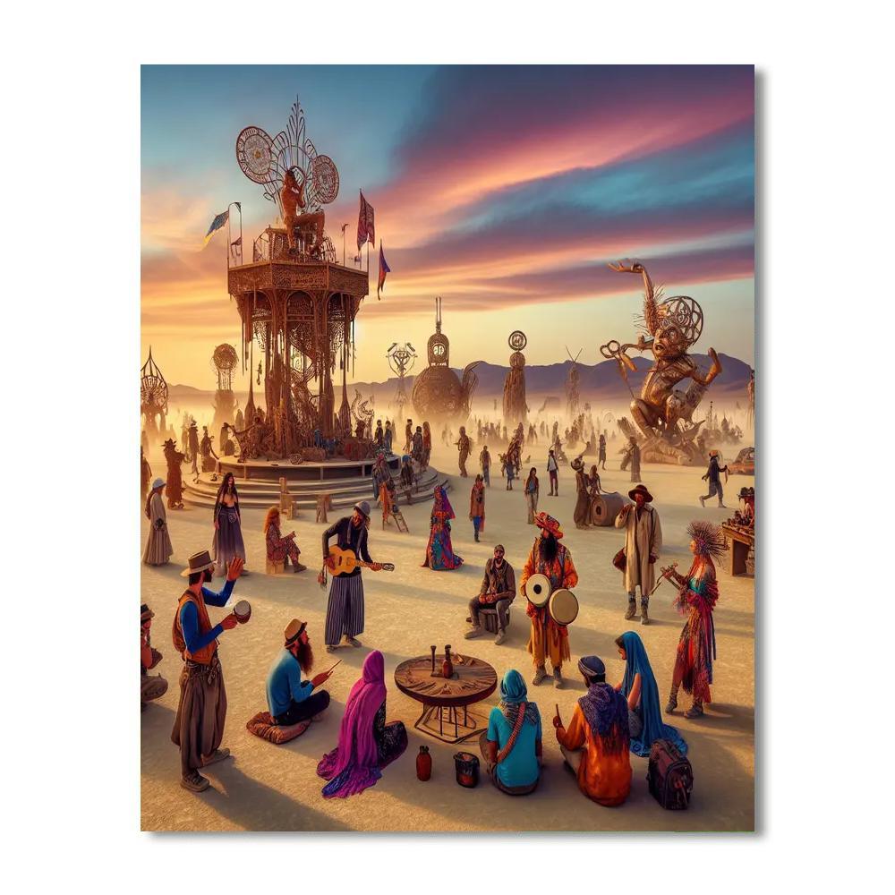 Afrikaburn - Tankwa Karoo, South Africa Painting Number Kit