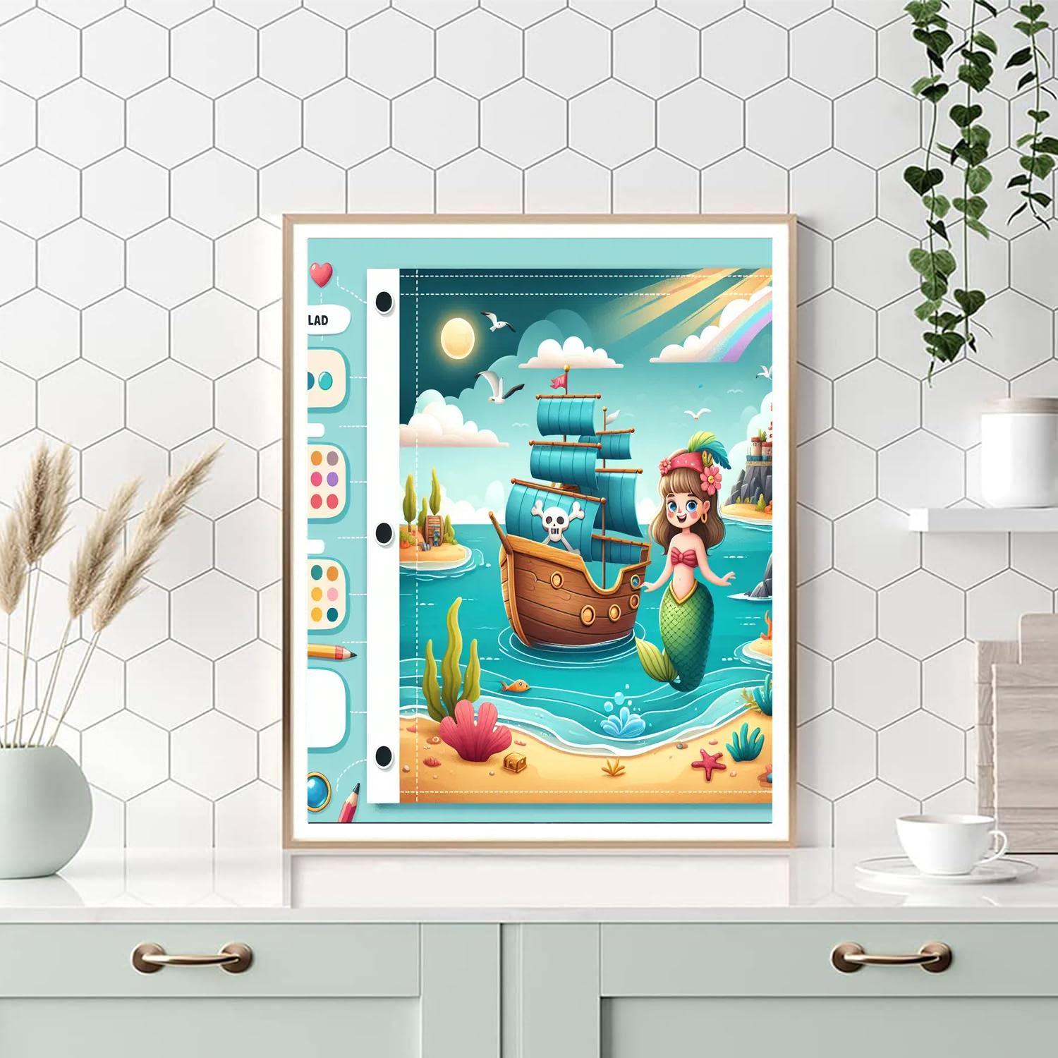 Fantasy Island DIY Paint By Numbers