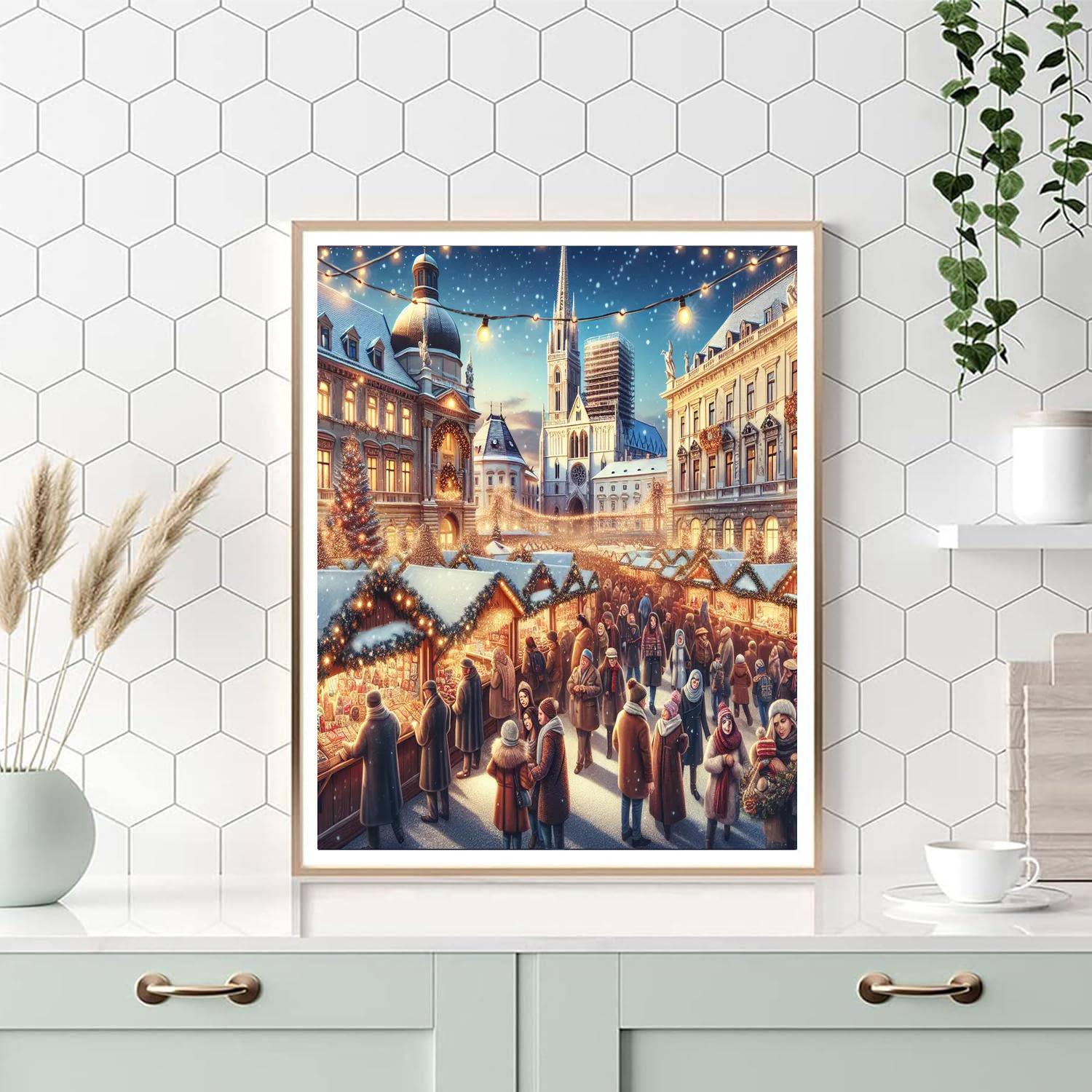 Zagreb Advent - Zagreb, Croatia Paint By Numbers Art