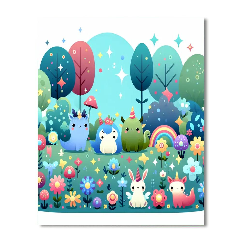 Enchanted Meadow Magic Paint By Color