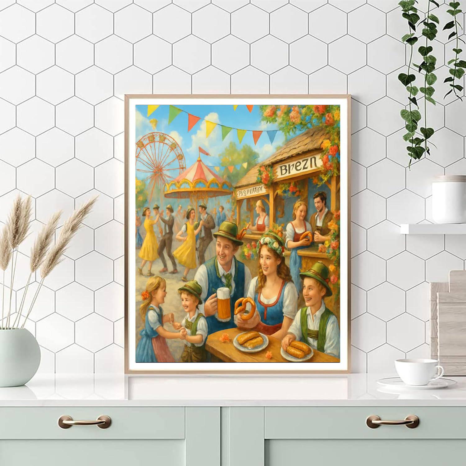 Frühlingsfest Painting Number Kit